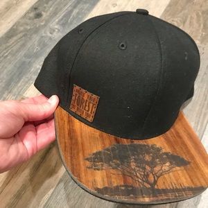 Calabash Kona Caps Wood Bill Cap 